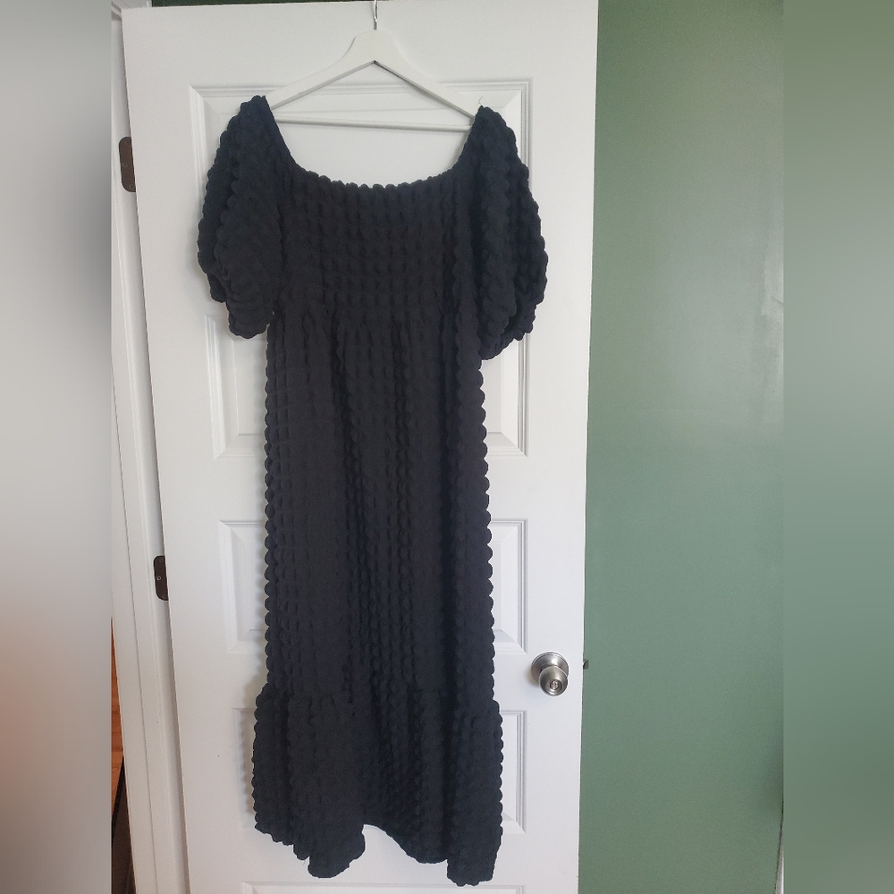 Simply Southern Black Bubble Dress